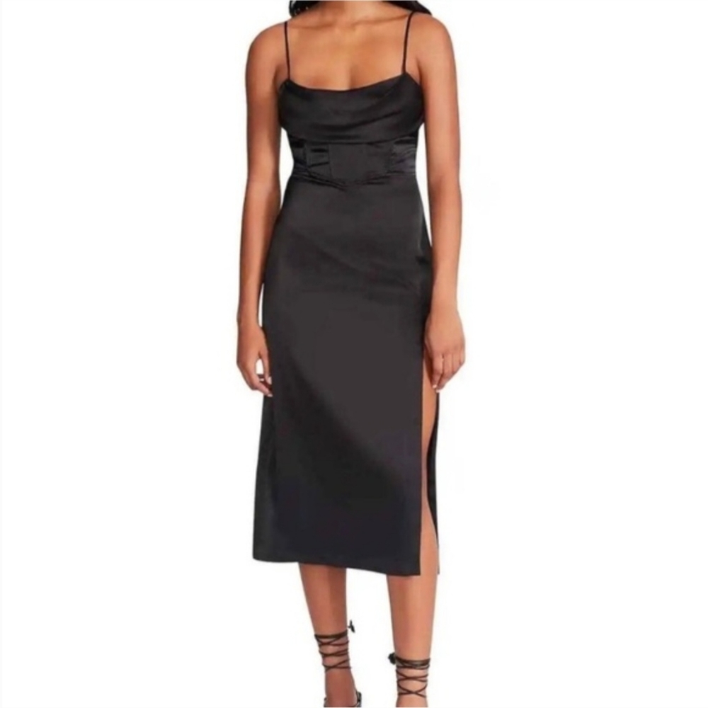 New Jason Wu Satin Corset Bodice Dress Size Large
